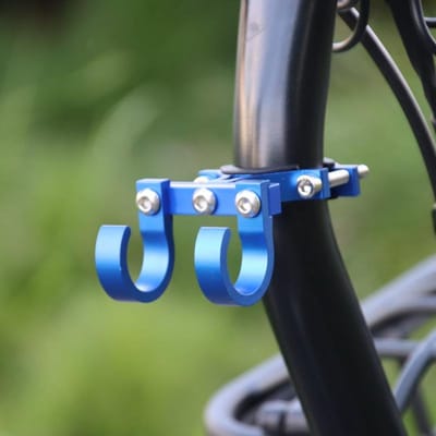 Elektrische Scooter Haken Eenvoudige Fiets Plank Buis Opberg Hanger Gesp Haken Haken E-bikes Draagbaar Dubbel Metaal Helmrek