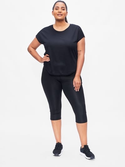 Redmax Sportshirt Dames Perfect RMXPAT - Sportkleding - Geschikt voor Fitness en Yoga - Dry Cool - Zwart - 48