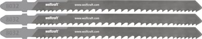 wolfcraft - 3 decoupeerzaagbladen voor hout met spijkers & schroeven - 65mm - BiM met T-schacht - 8032000