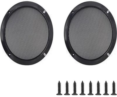 Universele Speaker Grille Bescherming - Ronde Decoratieve Ring voor DIY Geluidsinstallaties - 2 Stuks