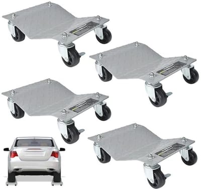 Draagbare manoeuvreerhulp voor personenauto's - 4 stuks, tot 1000 kg