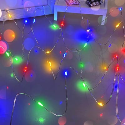 Meerkleurige 50LED Lichtslangkleurige Slingers voor Verlichting - Perfect voor Versiering van Slaapkamers en Feesten