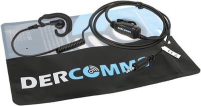 DerComms® Oortje voor Kenwood portofoon PKT23 - PKT-23