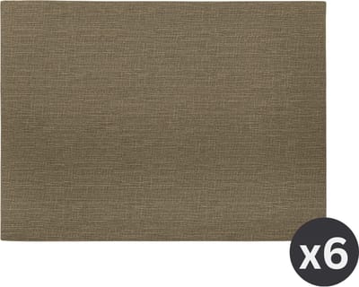 Placemat TRITON, SET/6, 33x45cm, dusty olive