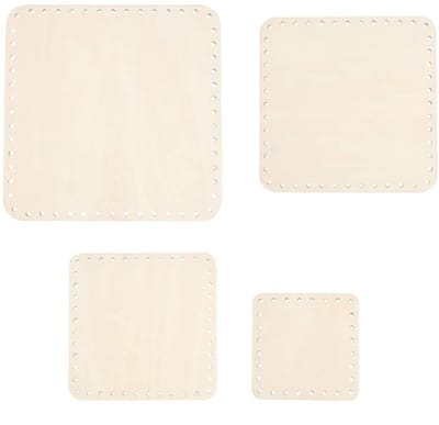 Houten base set voor mand potloodhouder - DIY