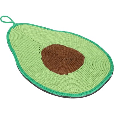 Griffoir pour chat 28x43cm Forme avocat Sisal EVA Résistant aux rayures Lit griffoir pour chats Relâcher la pression