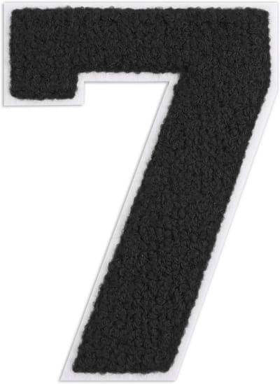 Strijklappen Zwart 11.5cm - Strijken op Textiel voor Kleding, Jeans en Tassen - DIY Decoratie