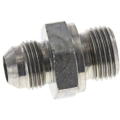 JIC  Dubbele Nippel G1/2'' X UNF 3/4''-16 Staal NBR 275bar [2 Stuks]