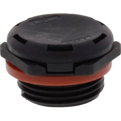 Wiska 10106619 EVPS 20 HF Blindstop Slagvast M20 M20 Kunststof Zwart (RAL 9005) 10 stuk(s)