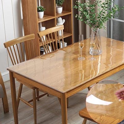 Tafelbeschermfolie - Transparant Tafelkleed - Tafel Beschermen - Waterdicht en Oliebestendig - 120 x 280 cm - Transparant