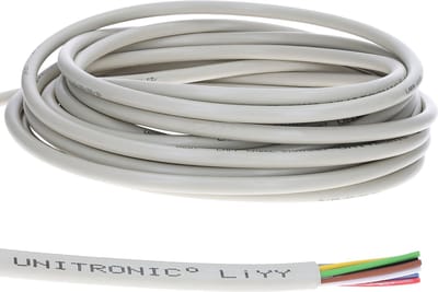 10 meter Lapp 0028305 UNITRONIC LiYY PVC datakabel 5x0,25 mm² I signaalkabel I belkabel I verlengkabel LED 5-aderig I soldeerkabel voor printplaat