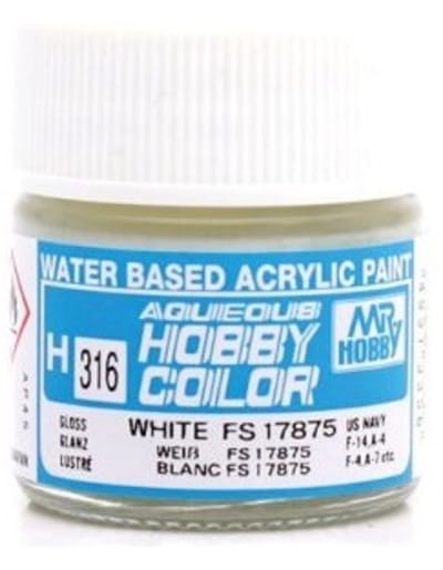 Gunze H-316 - FS 17875 White - Mr. Hobby Aqueous Modelbouwverf 10ml