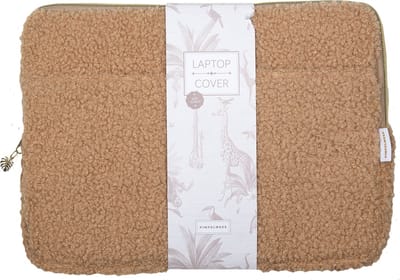 Pimpelmees laptop case (13 inch) Mono Teddy Warm Nude