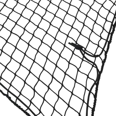 vidaXL - Aanhangwagennet - elastisch - touw - 4x2 - m - polypropeen - zwart
