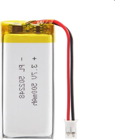 Krachtige 3.7 V 500 mAh lithium-polymeer batterij met 2P-PH aansluiting en 2 mm rastermaat voor diverse toepassingen