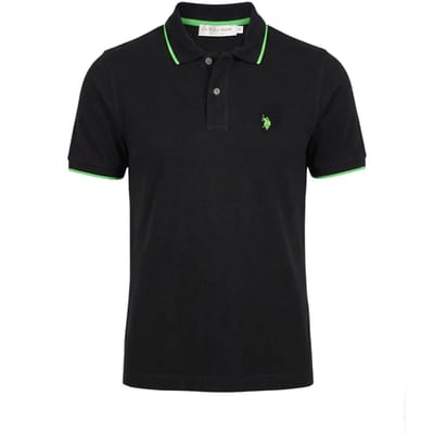 Polo Shirt Korte Mouw U.S Polo Assn. BLACK US43 197027