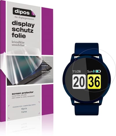 dipos – 6x Beschermfolie geschikt voor Myria Fame | Krasbestendige & heldere Screenprotector Ultra-Thin