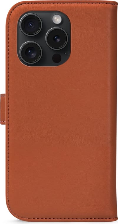My Style Telefoonhoesje geschikt voor Apple iPhone 15 Pro Hoesje | My Style Flex Wallet Bookcase Portemonnee | Pasjeshouder voor 3 Pasjes | Telefoonhoesje voor Pinpas / OV Kaart / Rijbewijs - Rust Red | Rood