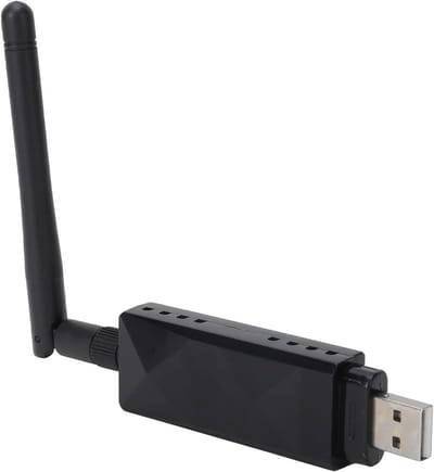Draadloze Netkaart - USB WiFi-adapter Externe Netwerkadapter - Internet Verbinden - Met Afneembare Antenne - 2DBI - Zwart