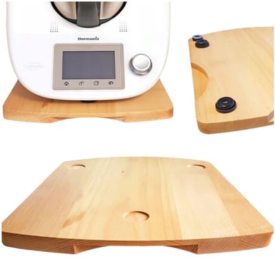 Glijplank - Beukenhout - Voor Thermomix TM5 & TM6 - Anti-slip voetjes