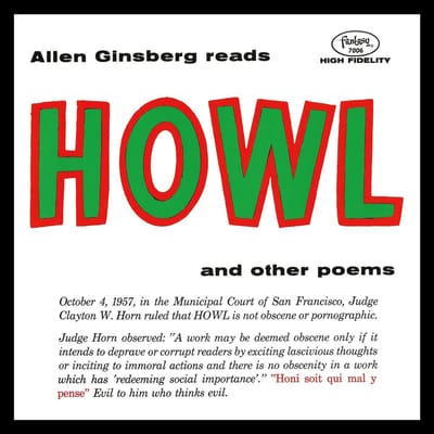 Allen Ginsberg - Howl And Other Poems (LP) (Coloured Vinyl) (Remastered)