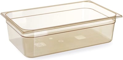 HENDI Gastronorm bak – hoge temperatuurbestendigheid – 13,3L – transparant – 530x325x100 mm