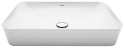 Creavit Ultra Keramische Opbouw Wastafel – 60x40 cm – Mat Wit