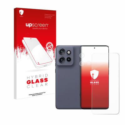 upscreen - Screenprotector voor Motorola Edge 50 Neo (Voor+Camera) - Folie Beschermfolie Beschermglas transparant