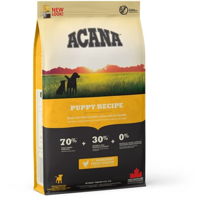 Acana Puppy & Junior - Droog hondenvoer - 11,4 kg - Vrij van granen - Optimaal voor ontwikkeling