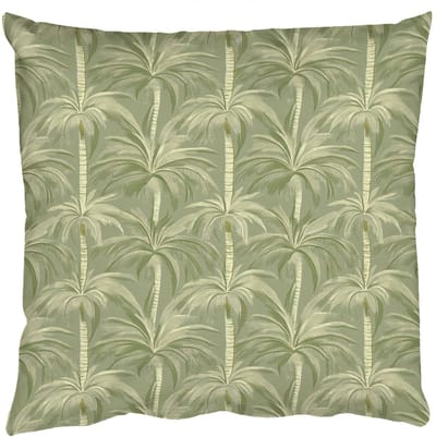 Sierkussens - Kussentjes Woonkamer - 50x50 cm - Palmwoud - Tropisch - Groen