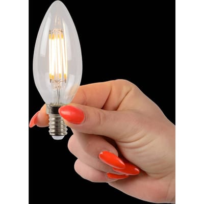 Lucide LED kaarslamp E14 4W 2700K dimbaar set van 4