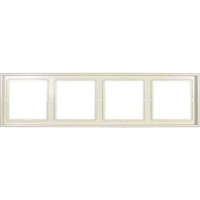 Jung LS984W Frame 4-voudig LS 990 Crème-wit 1 stuk(s)