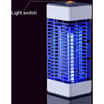 Lampe Tueur d'Insectes Électrique Tueur d'Insectes Lumière LED Haute Puissance pour Maison Extérieur Prise US 220V blue