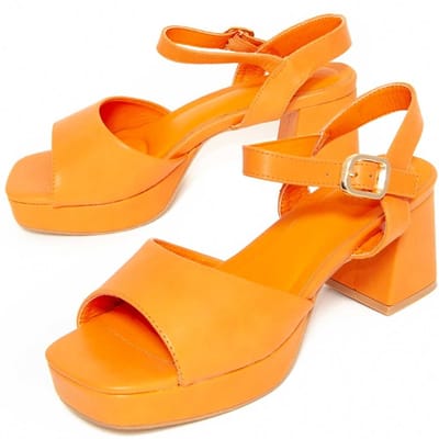 Dames Sandalen met Hak. Montevita Comodosan 105012 36 oranje