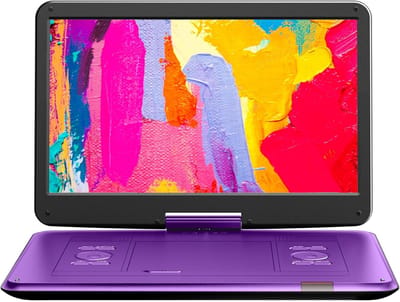 Draagbare DVD speler - Portable DVD speler - Met USB en Accu - Voor in Auto - Filmdisplay