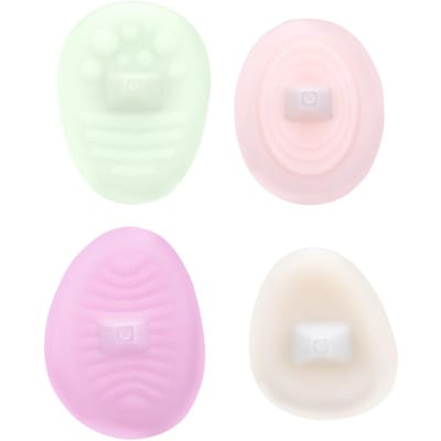 Fidget Speelgoed Volwassenen Sensorische Siliconen Steen 4/8 STuks Gestructureerd voor Autistische Kinderen Kalmerend Fidget Stressverlichtend Speelgoed white