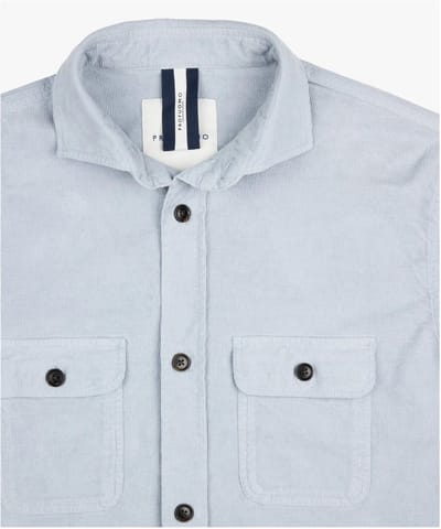 Profuomo - Vest Blauw Profuomo Overshirts Blauw Ppwf10008