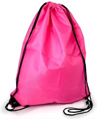*** Gymtas Met Rijgkoord 12 Liter - Roze - Zwemtasje - van Heble® ***