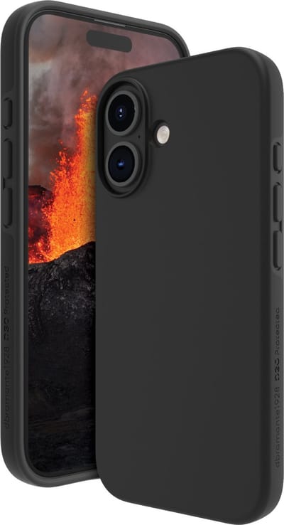Dbramante1928 - Iceland Ultra D3O Mag geschikt voor iPhone 16 Hoesje - zwart | zwart