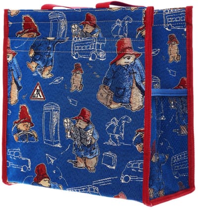 Cityshopper - Schoudertas - Paddington Bear - Beertje Paddington - Beren - Beer - donker blauwe achtergrond