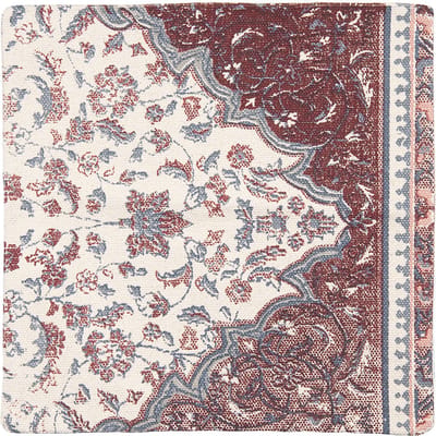 Clayre & Eef Kussenhoes 50x50 cm Roze Blauw Katoen