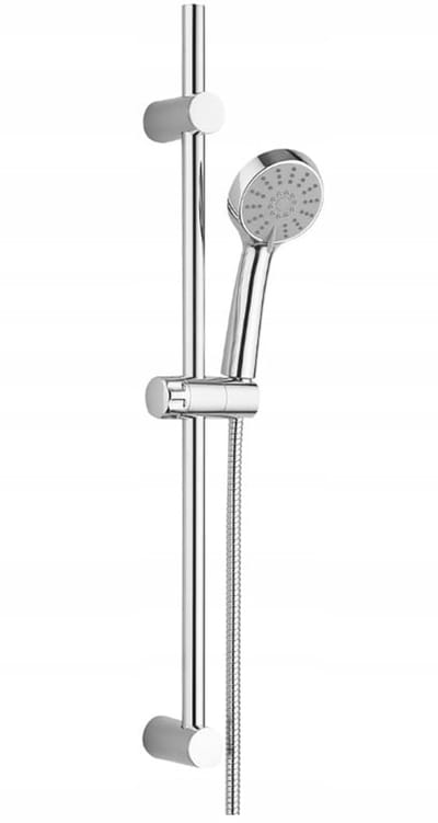 Kuchinox Cento - Douche Set - 70 cm Verstelbare Stang - Drievoudige Sproeier - Chroom