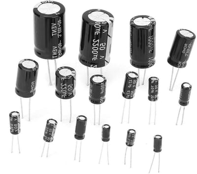 150PCS Electrolytic Condensatoren Assortiment van 50V 1uF tot 2200uF met Labels voor Elektronica Projecten
