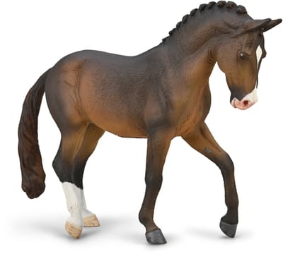 COLLECTA Figurine - Trakehner Hengst Donkerbruin - (Xl) - Paarden - Handgeschilderd - Miniatuur