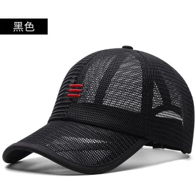 Zomer Volledig Mesh Grote Maat Baseballpet Volwassene Oversized Sport Zon Hoed Mannen Vrouwen Grote Trucker Petten 56-60CM 60-65CM 60-65CM zwart