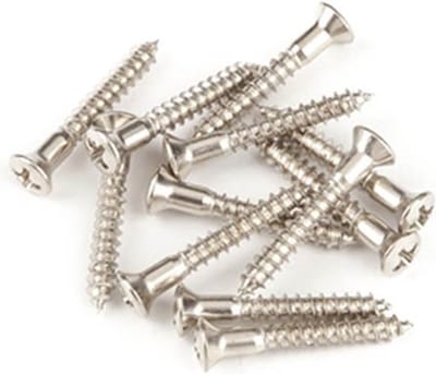 Fender Strap Button Montageschroeven 6 x 1 - Set van 12