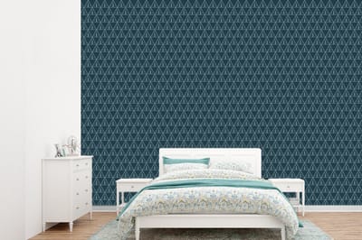 Behang - Fotobehang Design - Jongens - Driehoek - Kind - Breedte 360 cm x hoogte 260 cm