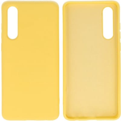 Bestcases Fashion Telefoonhoesje Backcover Huawei P30 - Geel
