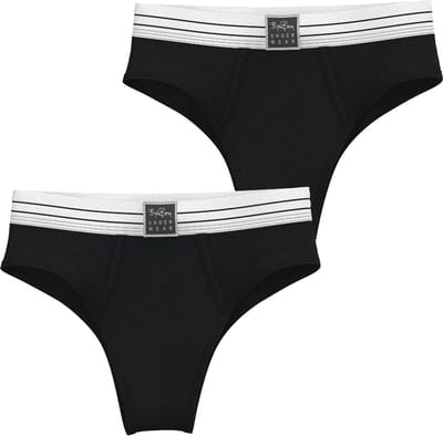 Björn Borg dames Core High Waist Briefs - slip hoge taille (2-pack) - multicolor