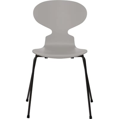 Fritz Hansen Ant Stoel - gelakt - nine grey - zwart